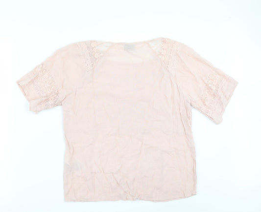 VILA Womens Orange   Tunic Blouse Size M
