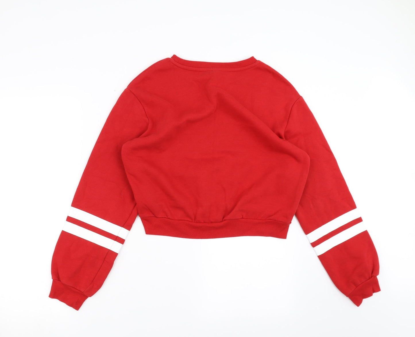 Divided by H&M Womens Red   Pullover Sweatshirt Size S