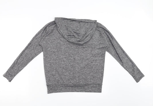 Matalan Girls Grey   Pullover Hoodie Size 10-11 Years