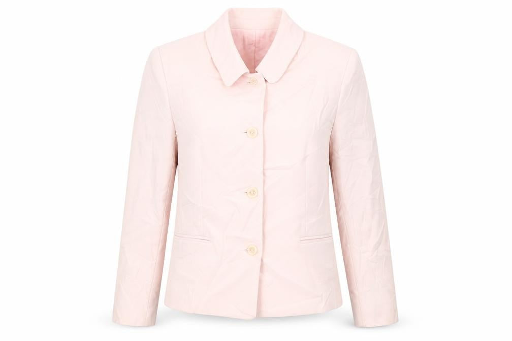 Libra Womens Pink Batik  Jacket Suit Jacket Size 10