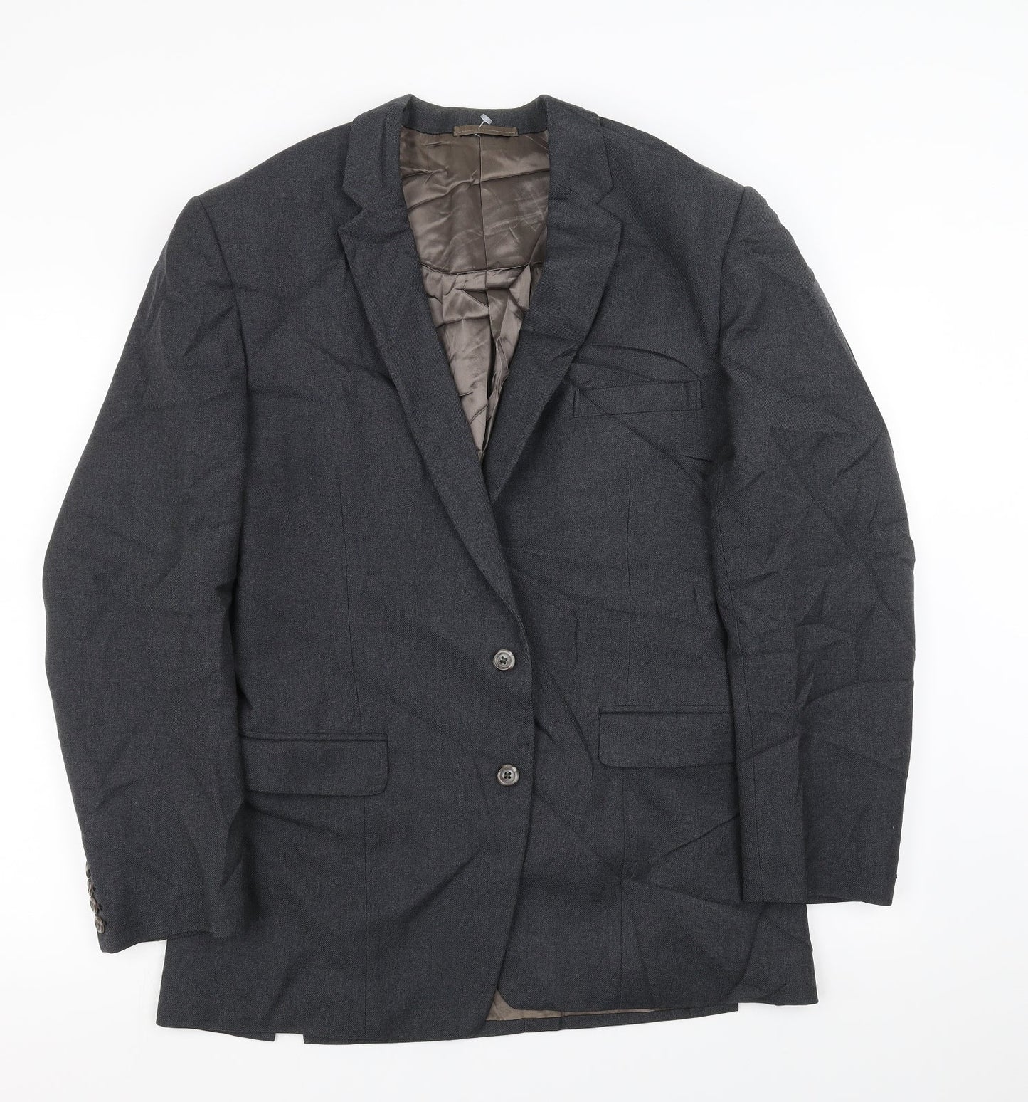 Preworn Mens Grey   Jacket Suit Jacket Size 40