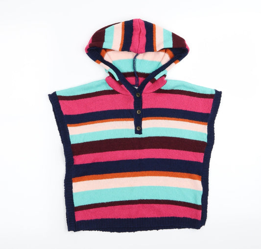 carters Girls Multicoloured Striped  Pullover Jumper Size 5 Years