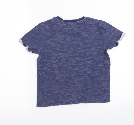 Nutmeg Boys Blue   Basic T-Shirt Size 4-5 Years