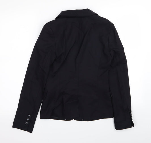 H&M Womens Blue   Jacket Blazer Size 6