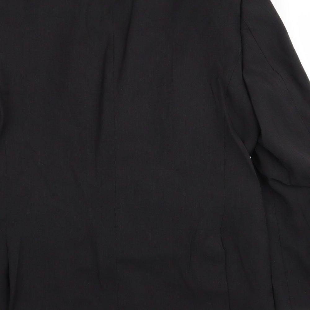 Fellini Traveller Mens Black   Jacket Blazer Size 40