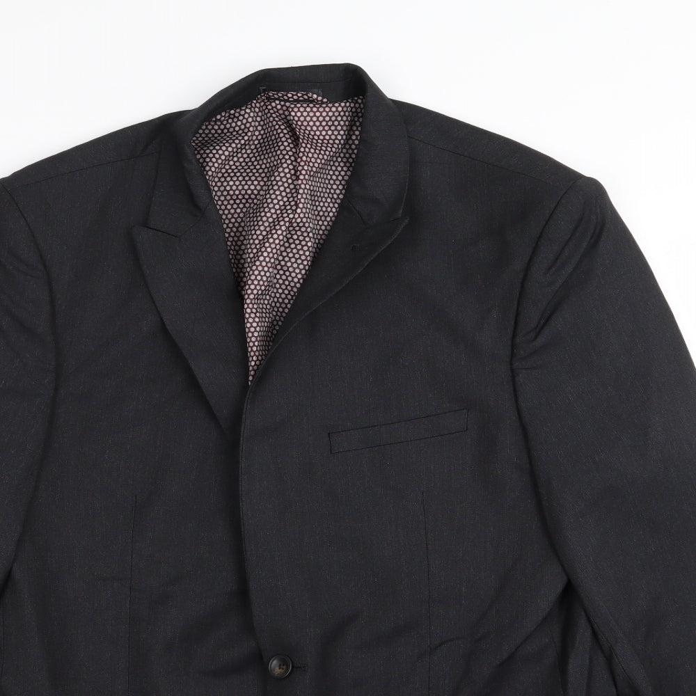 M&S Mens Black   Jacket Blazer Size 42