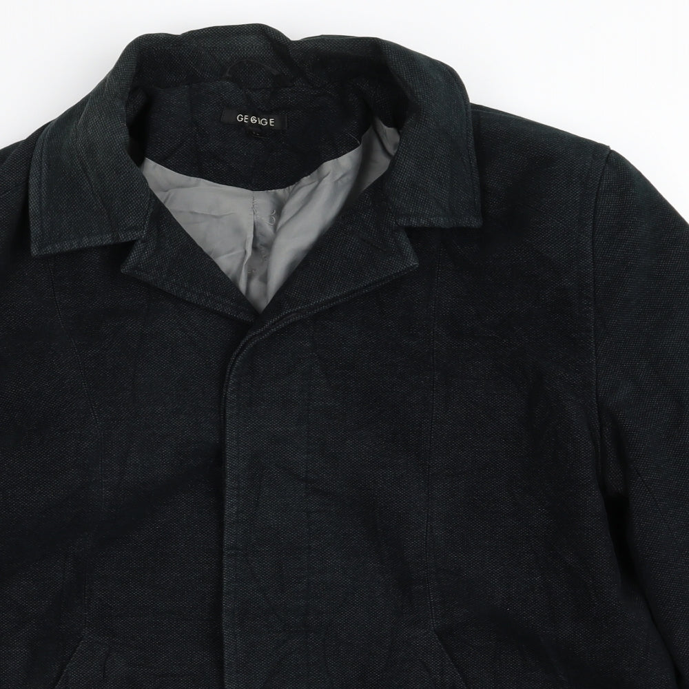 Asda George Mens Green   Overcoat Coat Size L