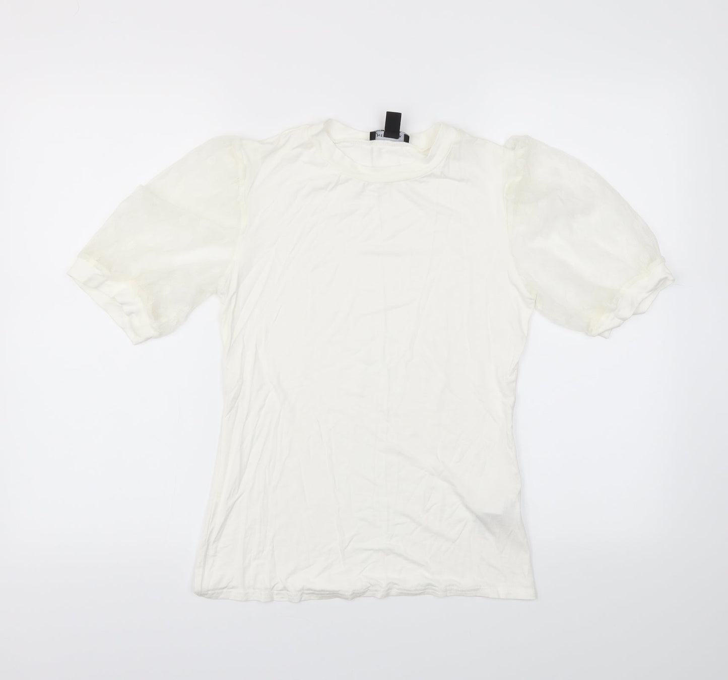 New Look Womens White   Basic T-Shirt Size 14