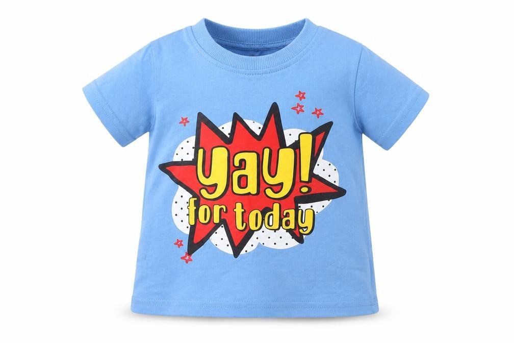 George Boys Blue   Basic T-Shirt Size 3-6 Months