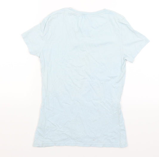 Jack Wills Womens Blue   Basic T-Shirt Size 6