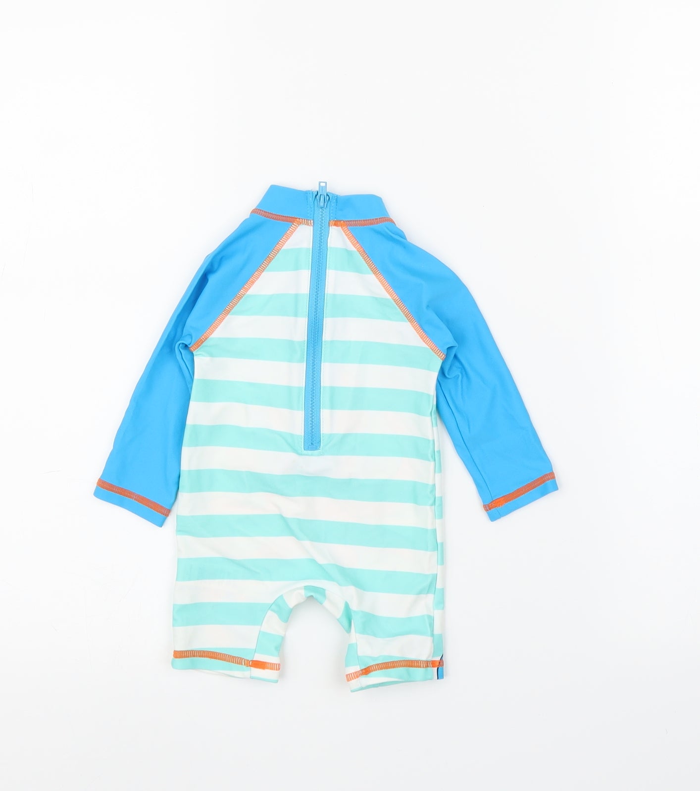 Matalan  Blue Animal Print  Babygrow One-Piece Size 3-6 Months  - Octopus, Swimwear