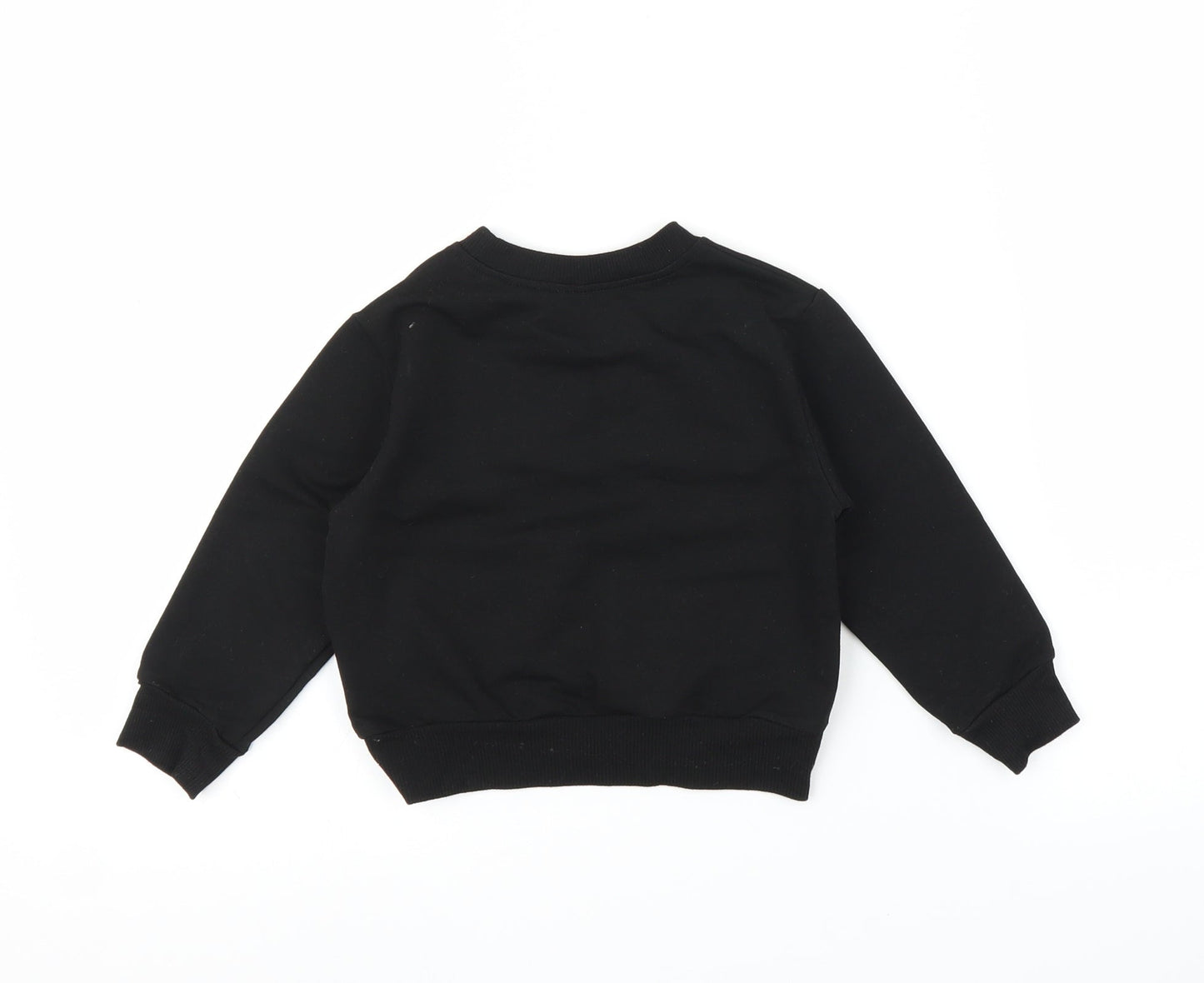 Preworn Baby Black   Pullover Jumper Size 18-24 Months  - Christmas