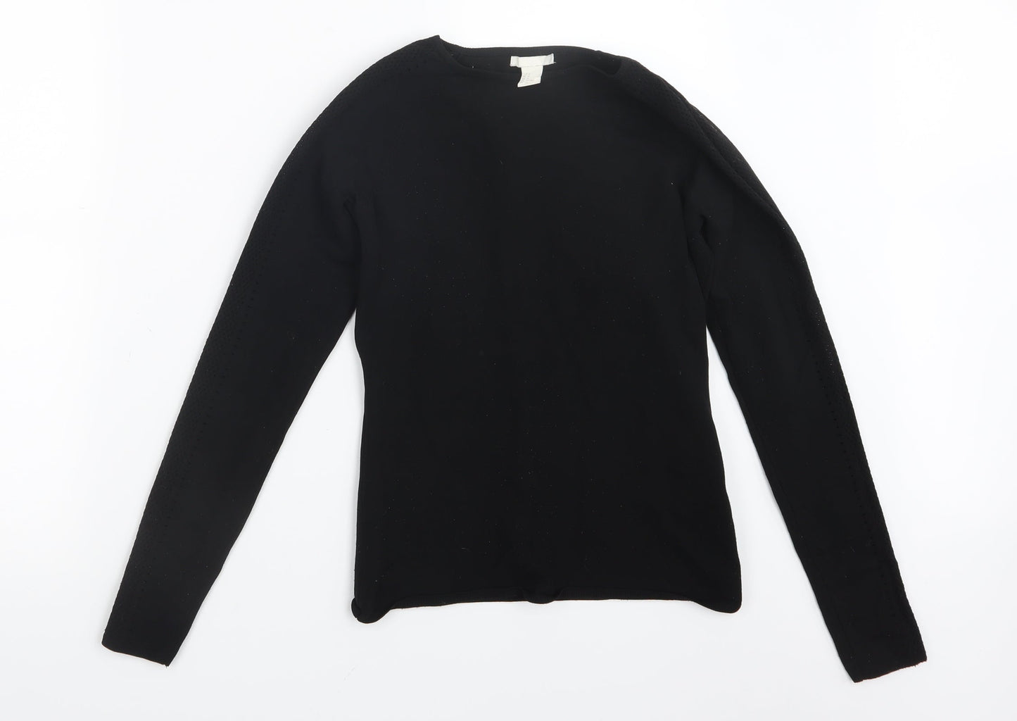 H&M Womens Black   Pullover Jumper Size S