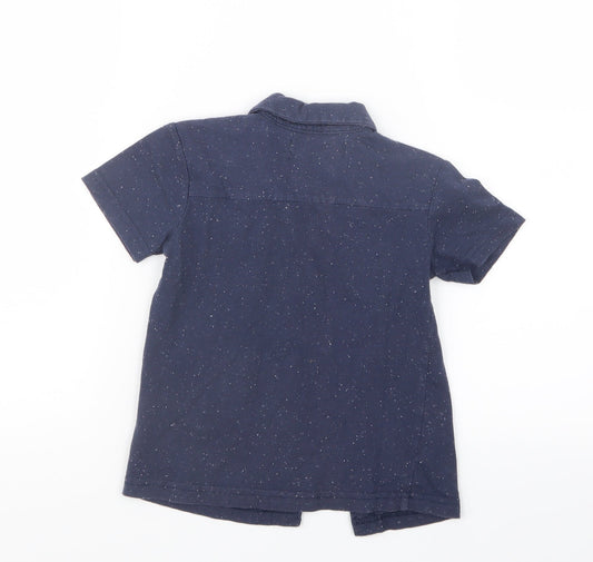 Minoti Boys Blue   Basic Button-Up Size 3 Years