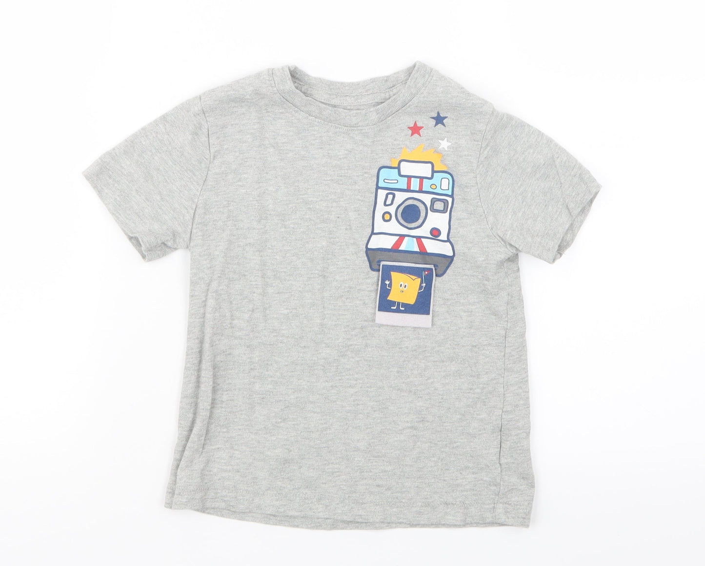 Gap Boys Grey   Basic T-Shirt Size 4 Years