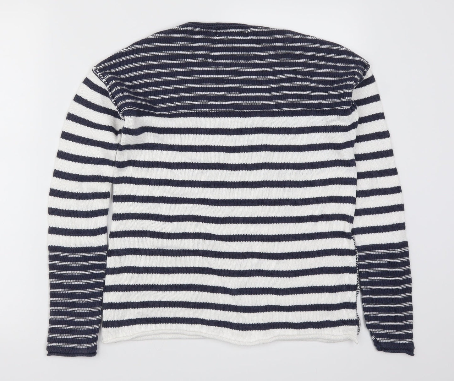NEXT Womens Blue Striped  Pullover Jumper Size 6