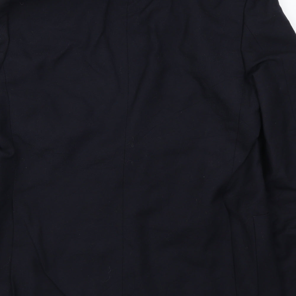 St Michael Mens Blue   Jacket Suit Jacket Size 42