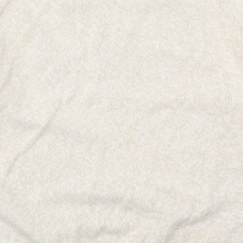 Joie De Vivre Womens Beige   Pullover Jumper Size L
