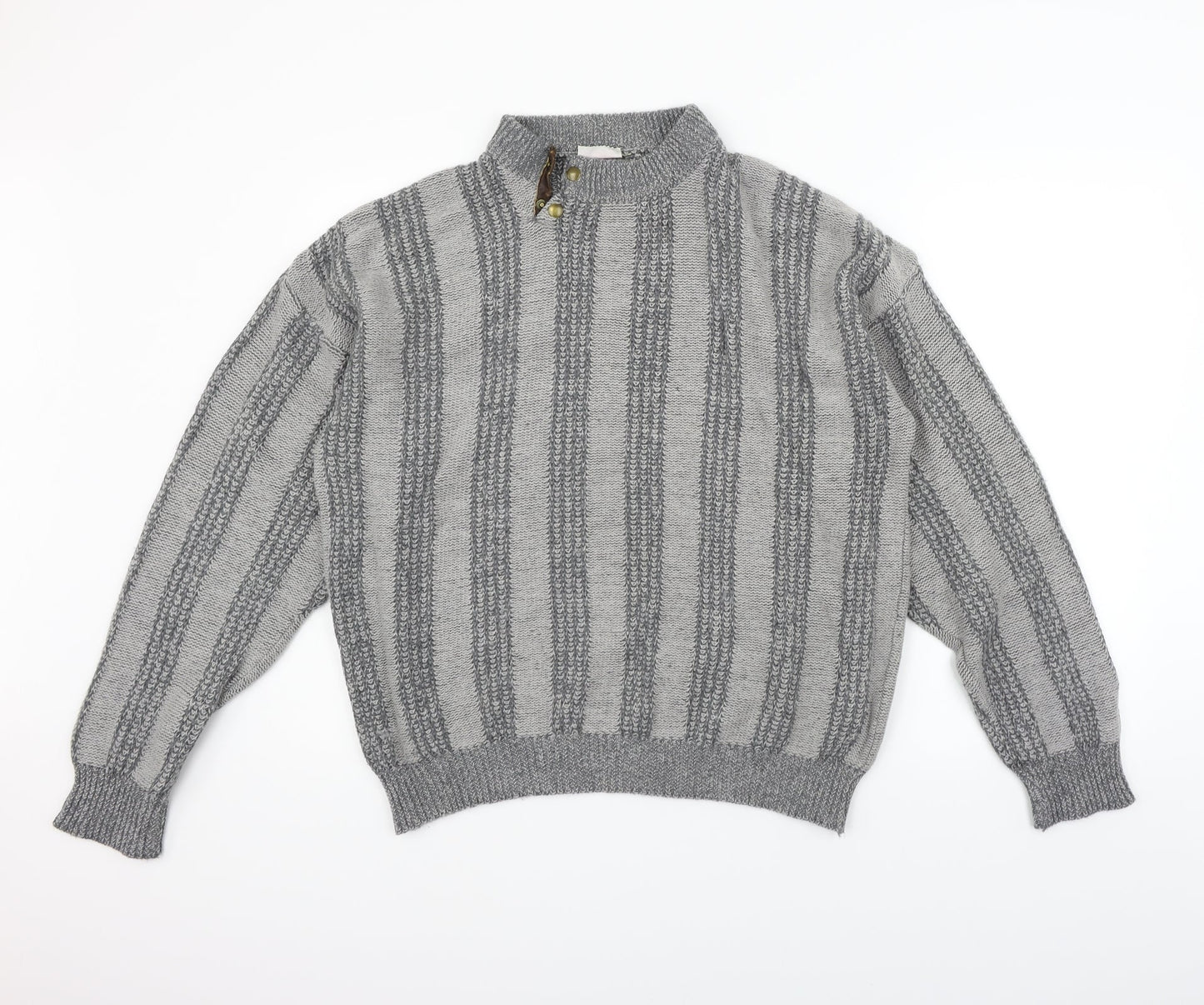 aventi Mens Grey   Pullover Jumper Size XL