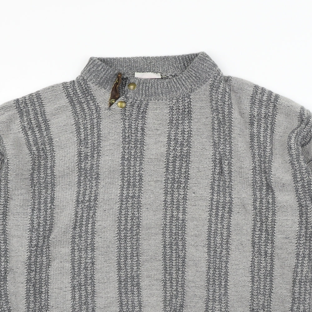 aventi Mens Grey   Pullover Jumper Size XL