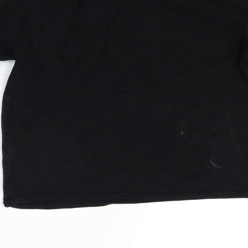 Divided Womens Black   Pullover Jumper Size S