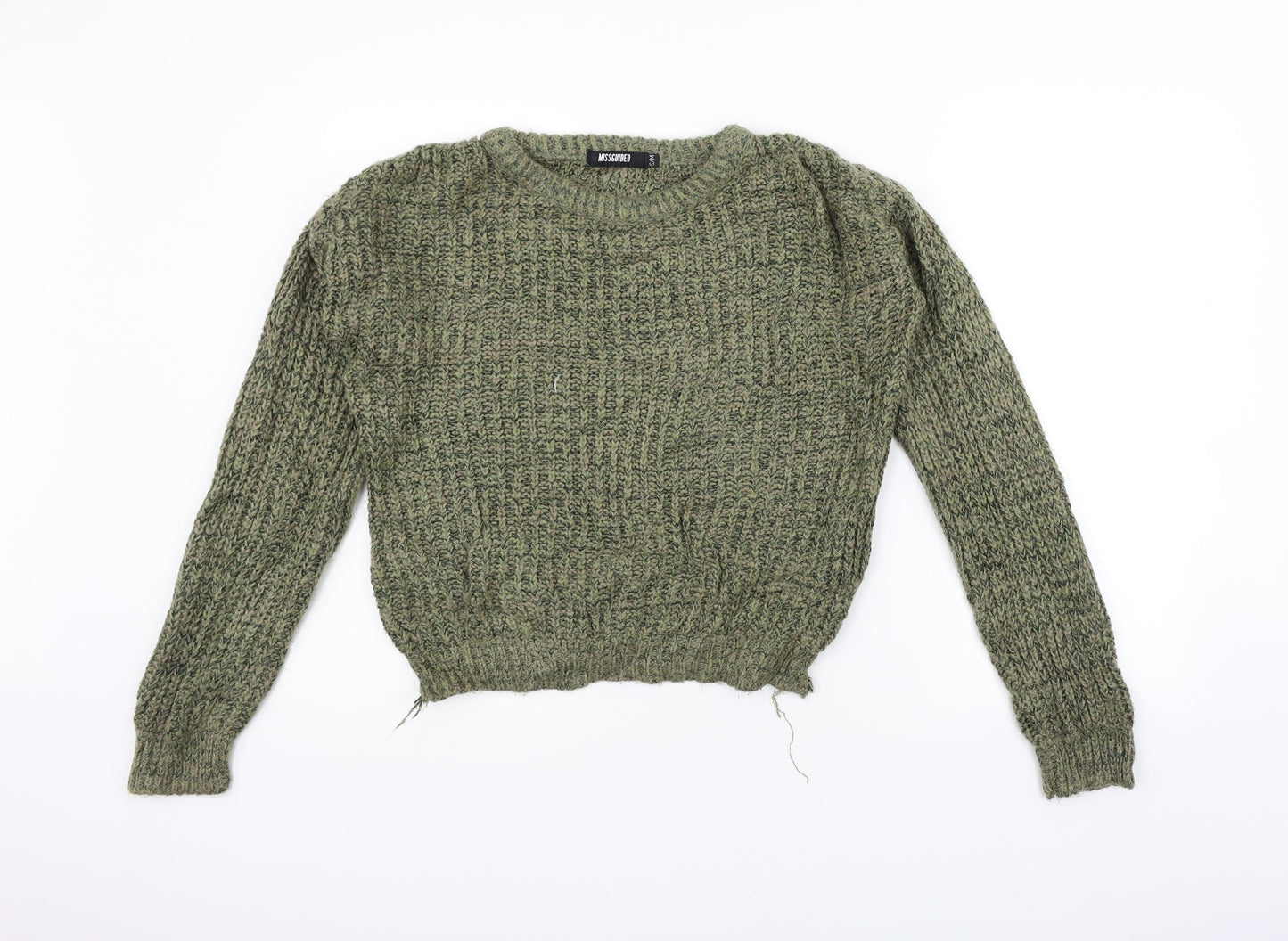 Missguided Womens Gold   Pullover Jumper Size M