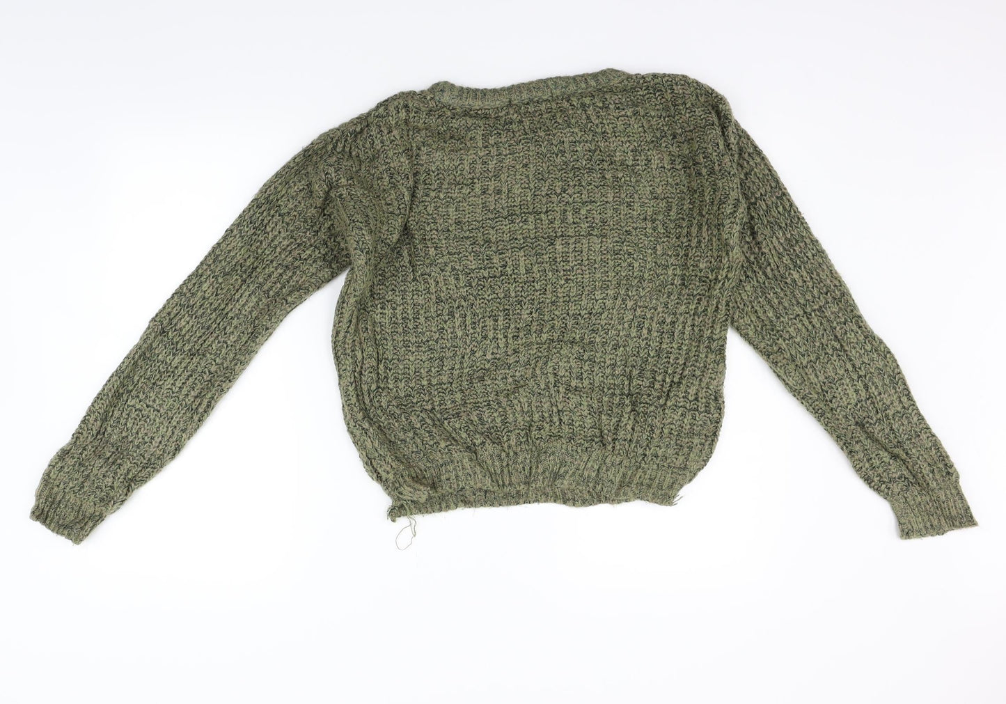 Missguided Womens Gold   Pullover Jumper Size M