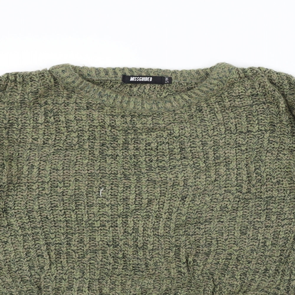 Missguided Womens Gold   Pullover Jumper Size M