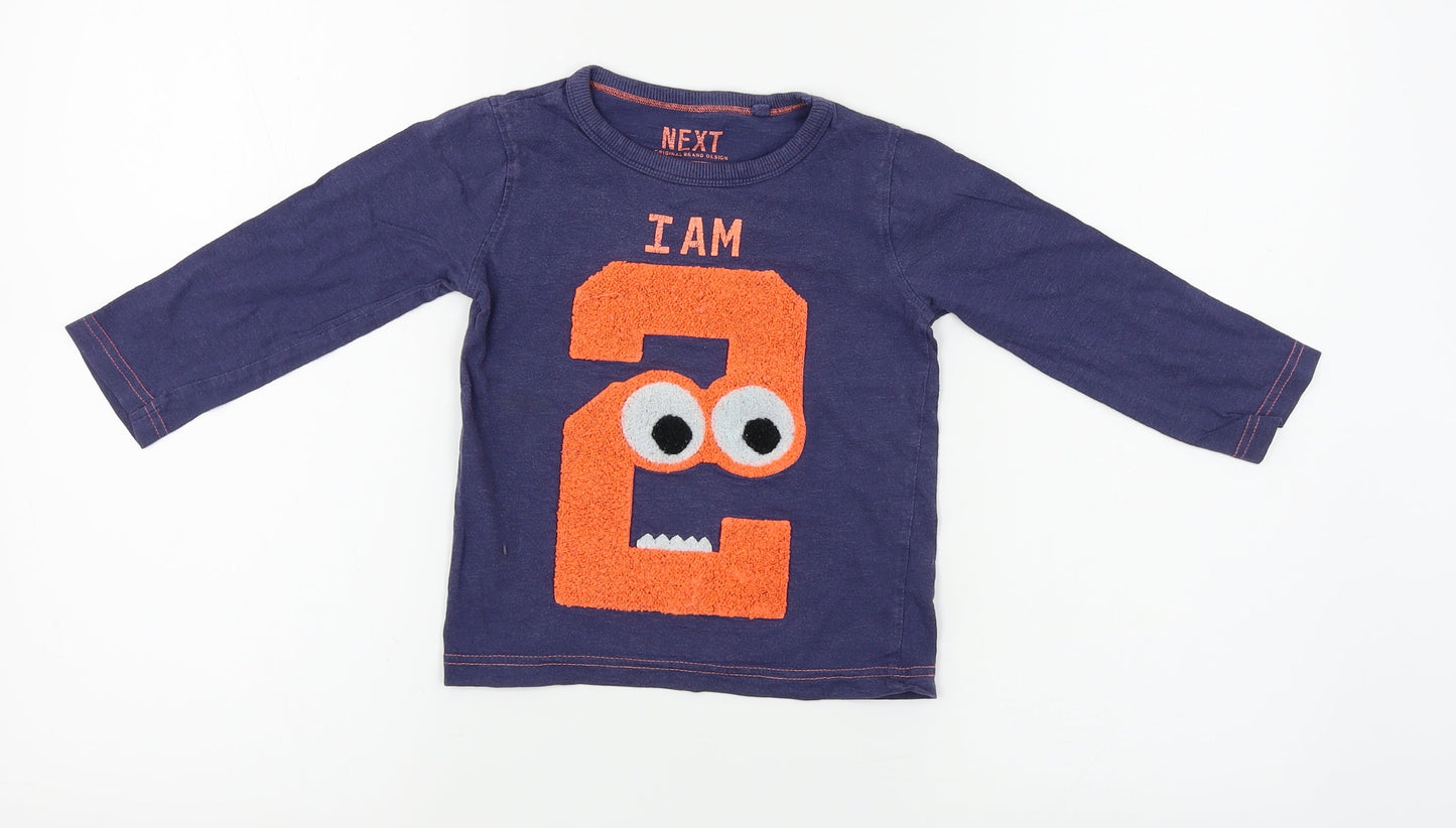 NEXT Boys Blue   Basic T-Shirt Size 2 Years