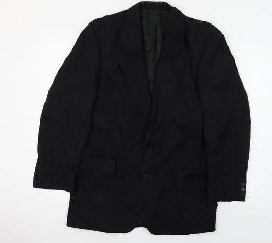 Preworn  Mens Black   Jacket Blazer Size L