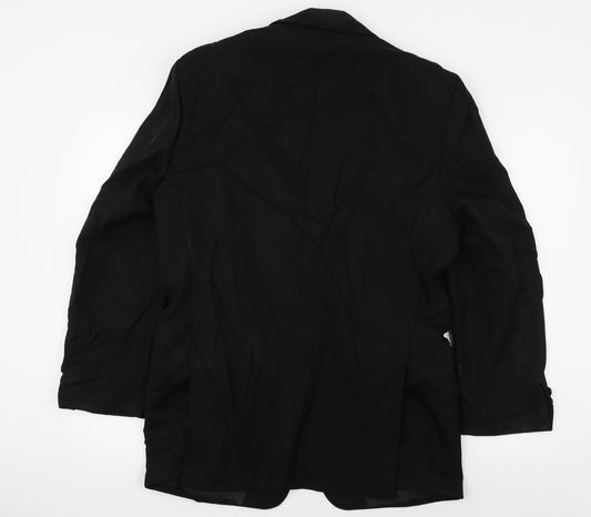 Preworn  Mens Black   Jacket Blazer Size L