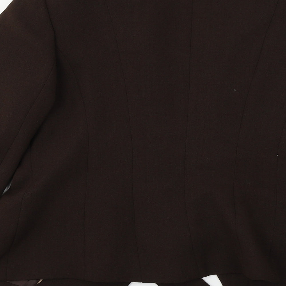 Wallis  Womens Brown Paisley  Jacket Blazer Size 12