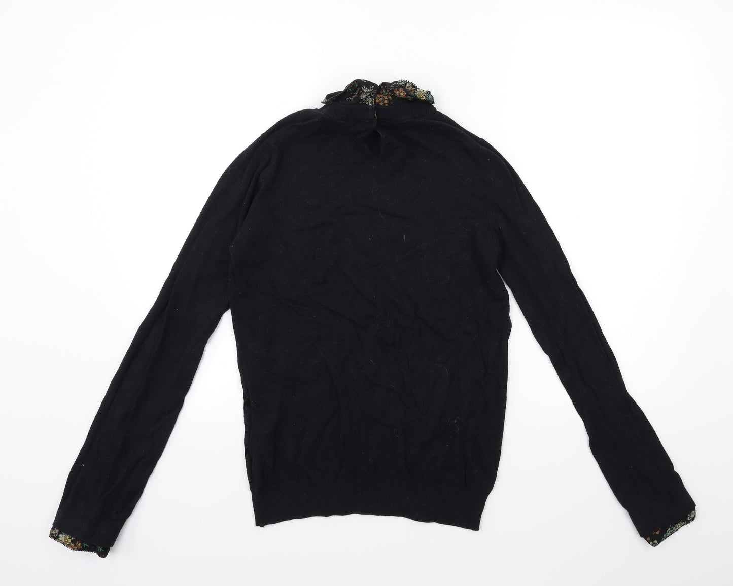 NEXT Womens Black  Knit Pullover Jumper Size 10