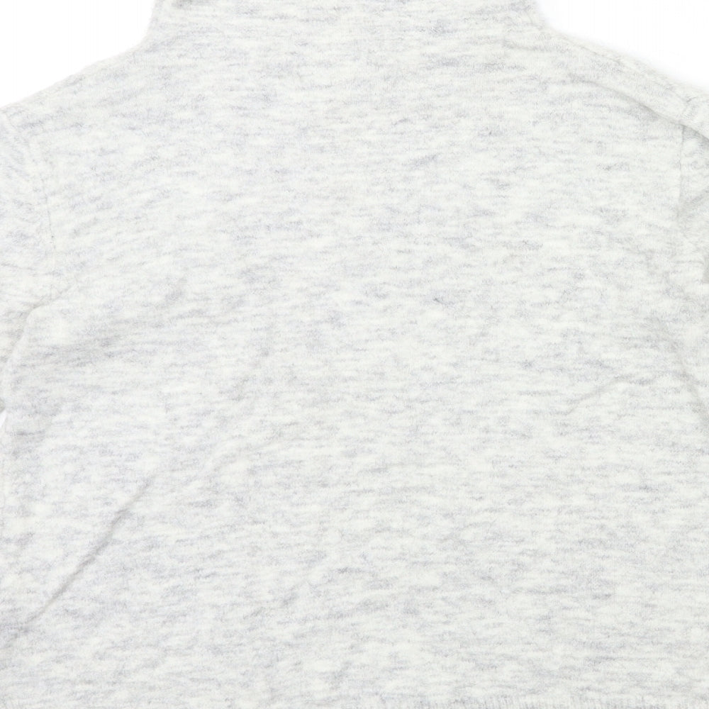 RJR.John Rocha Womens Grey  Knit Pullover Jumper Size 12