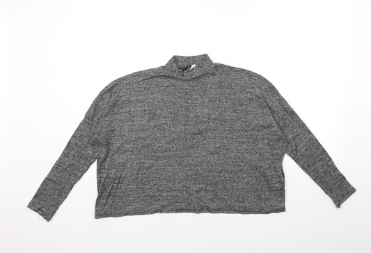 H&M Womens Grey  Knit  Jumper Size M