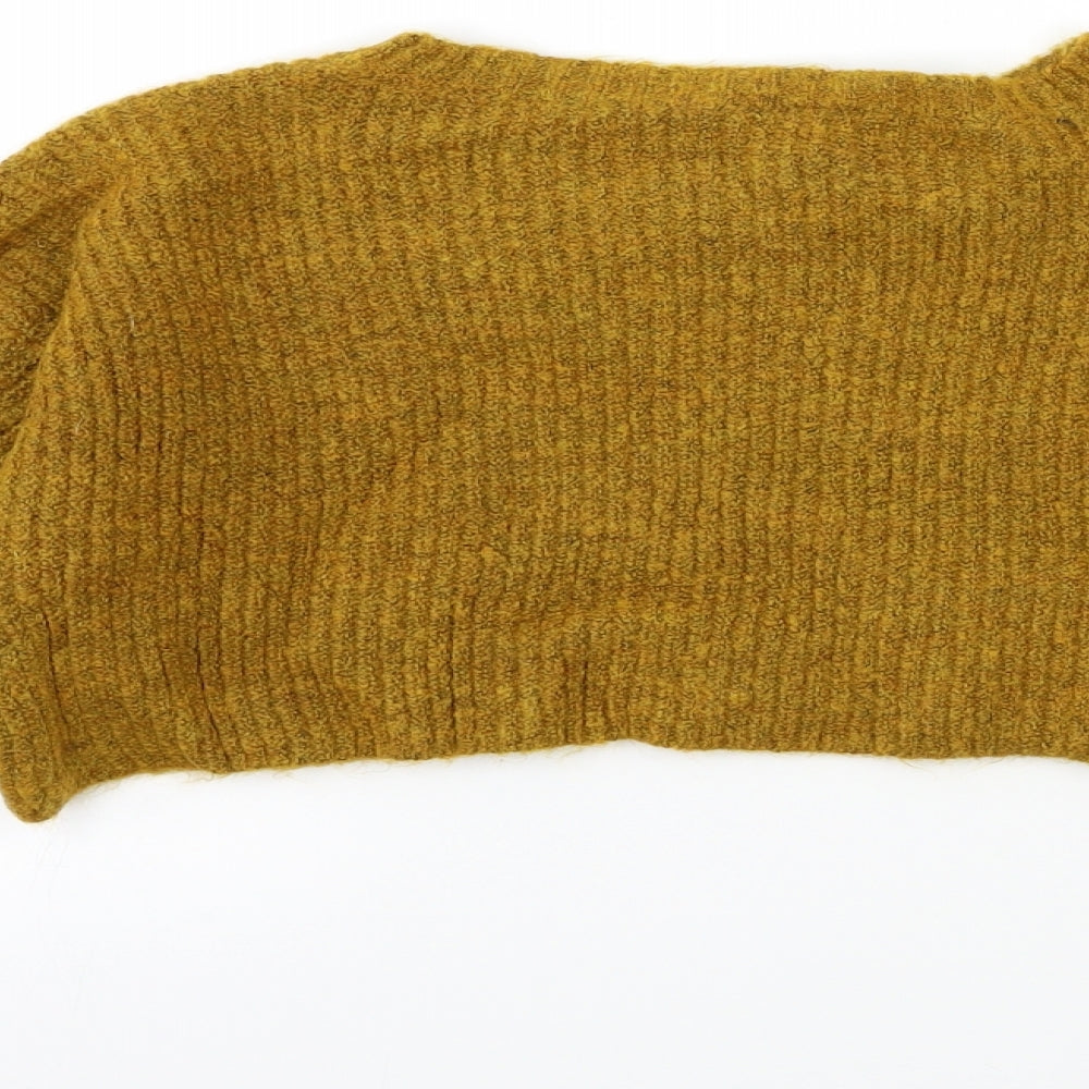 New Look Womens Brown  Knit Pullover Jumper Size M
