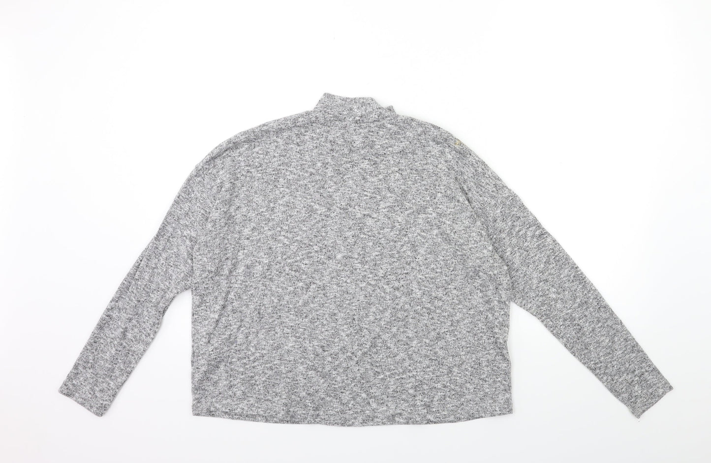 H&M Womens Grey  Knit Pullover Jumper Size S
