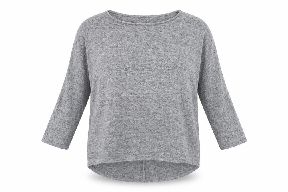 influence Womens Grey  Knit Pullover Jumper Size M