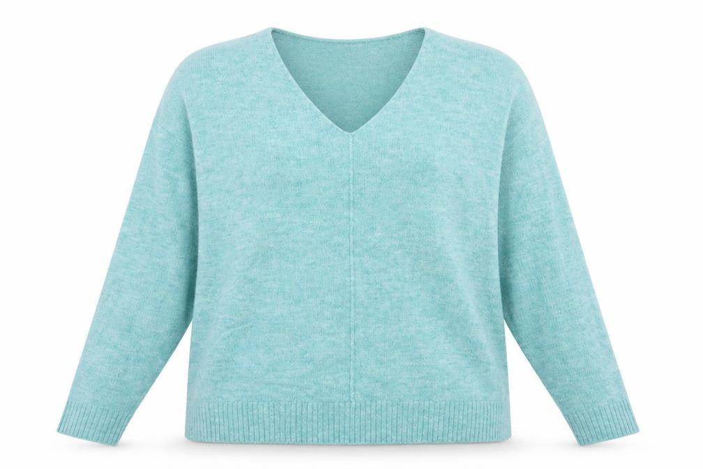 H&M Womens Blue  Knit Pullover Jumper Size S