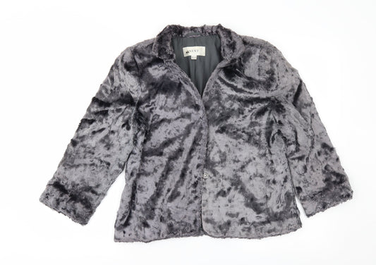 NEXT Womens Grey   Jacket Coat Size 12