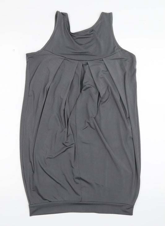 Club L Womens Grey   Basic Blouse Size S