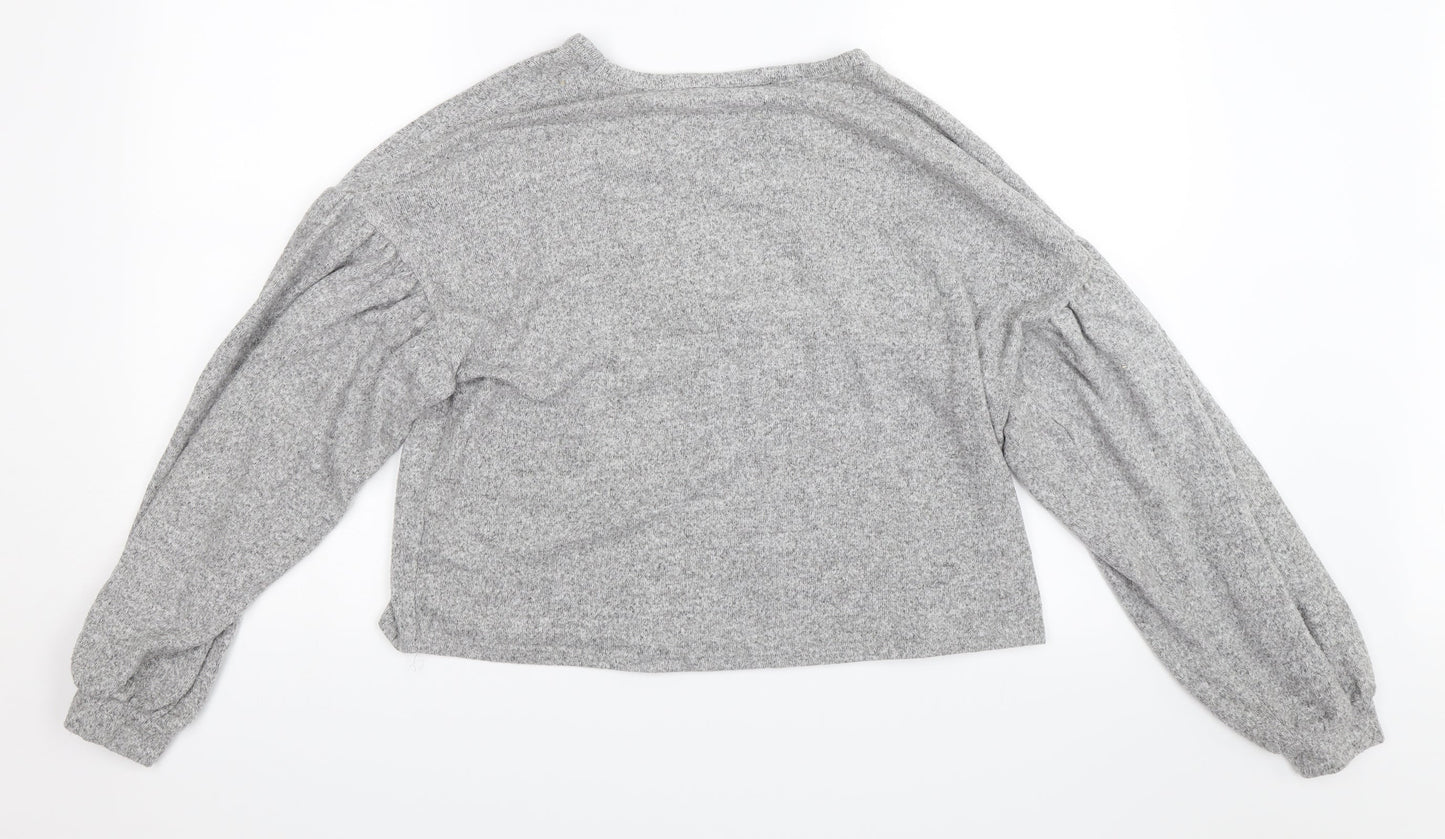 New Look Womens Grey   Pullover Jumper Size M
