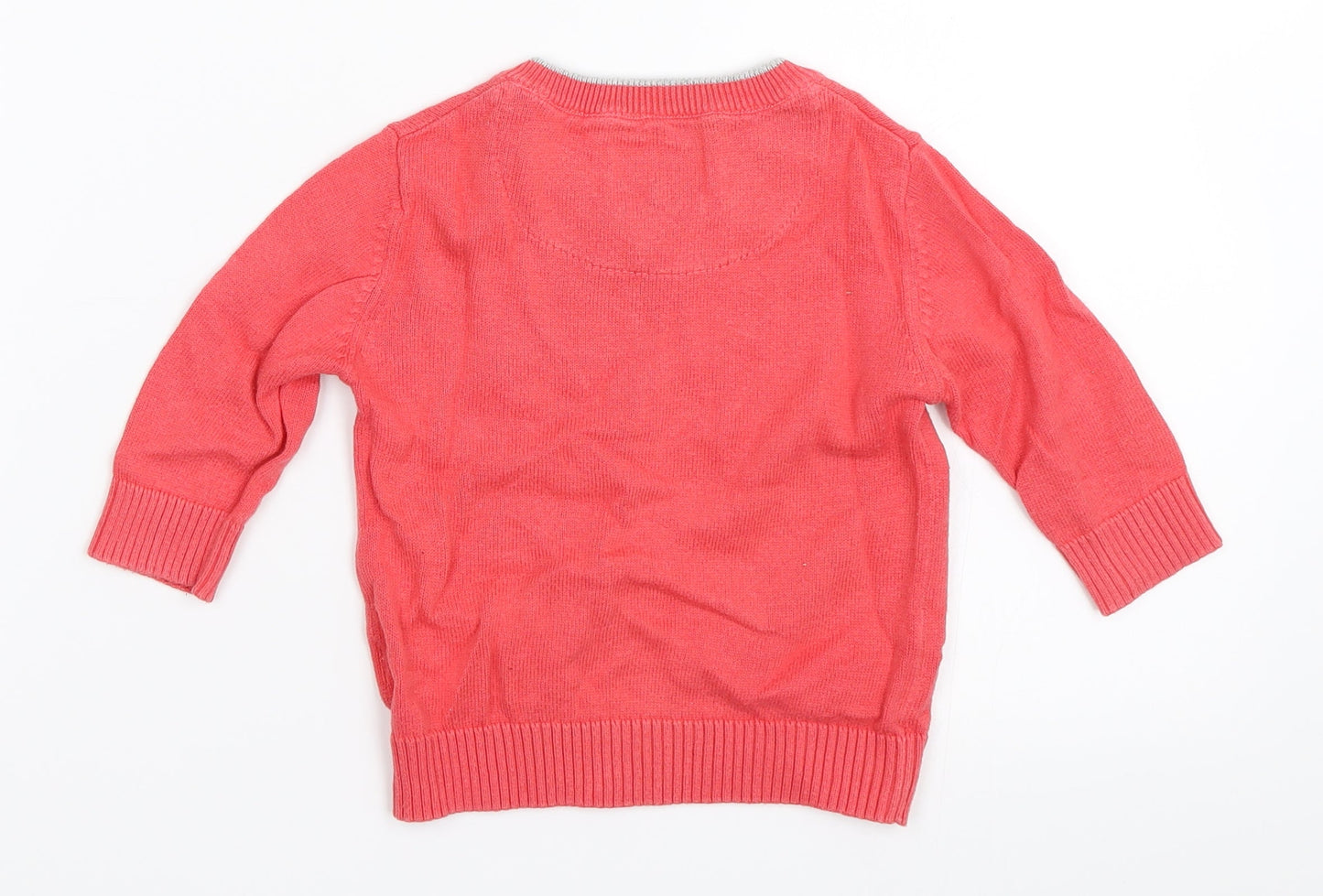 NEXT Boys Pink   Pullover Jumper Size 6-9 Months