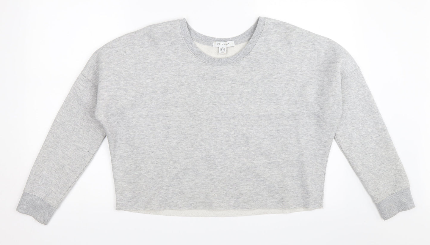 Primark Womens Grey   Pullover Sweatshirt Size XS