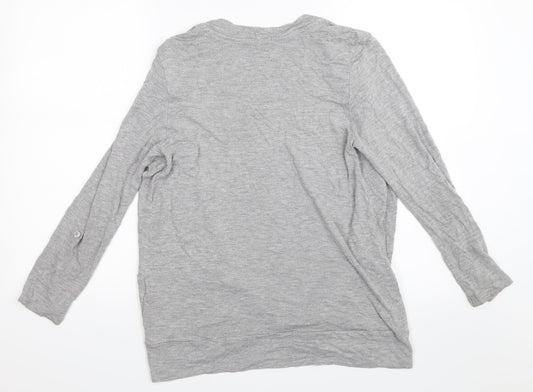 Papaya Womens Grey   Cardigan Jumper Size 16
