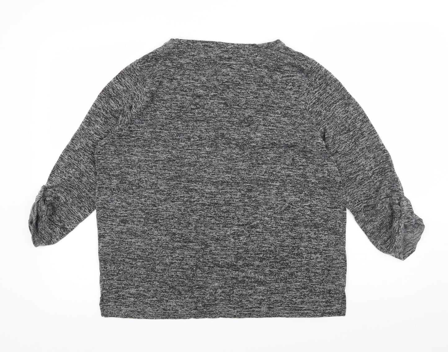 Papaya Womens Grey  Jersey Pullover Jumper Size 14