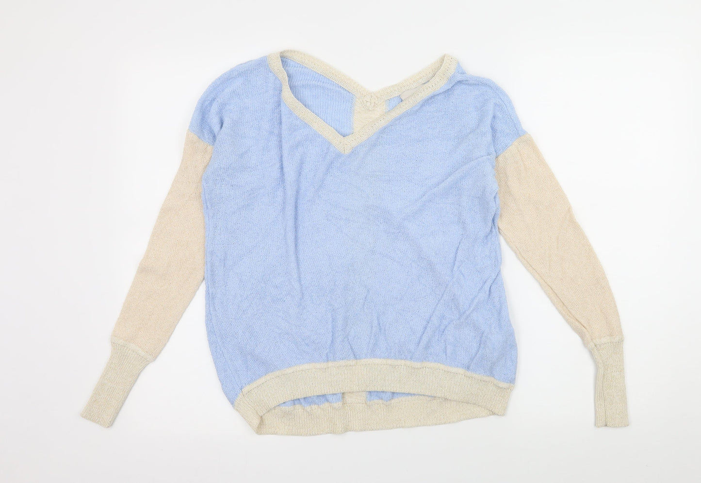 Charli Womens Blue  Knit Pullover Jumper Size XS