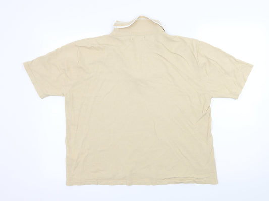 Bonmarché Womens Beige  Knit Basic T-Shirt Size XL