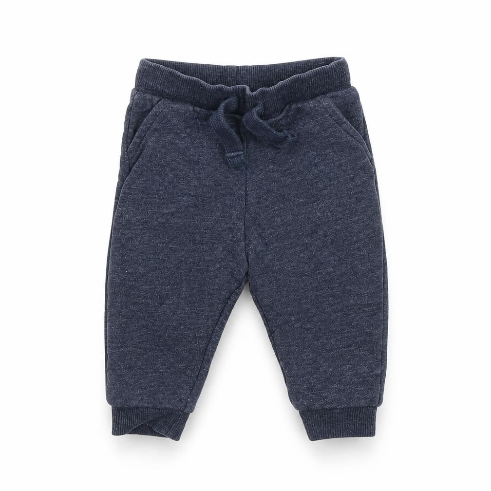 F&F Baby Blue Ikat  Jogger Trousers Size 3-6 Months L68 cm
