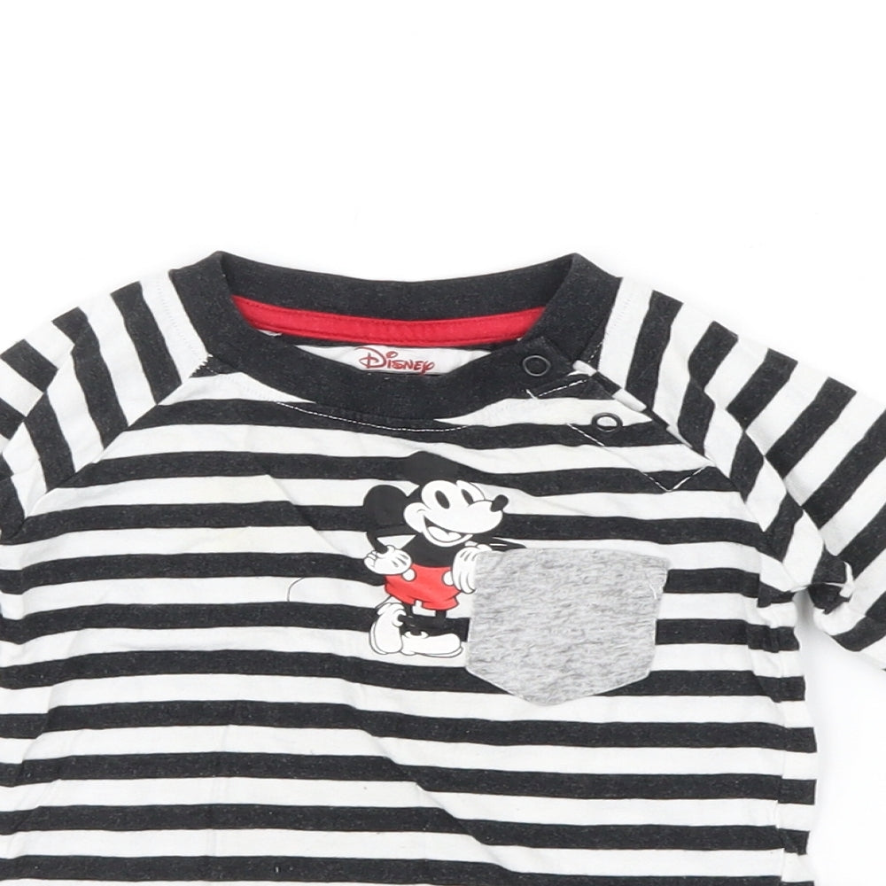 Primark Baby Multicoloured Striped  Basic Casual Size 3-6 Months  - Mickey Mouse